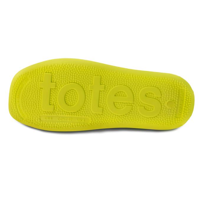 totes® SOLBOUNCE Ladies Puffy Slider Lime Extra Image 5